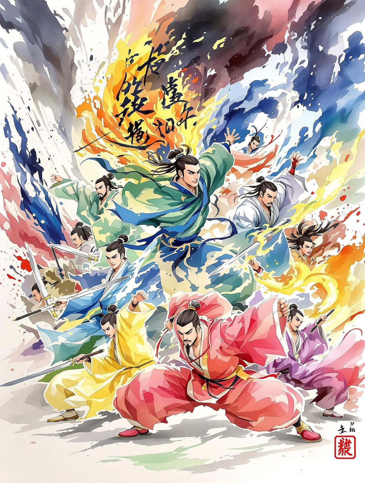 画江湖 - 好看的韩国漫画古风玄幻漫画封面